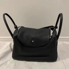 【美品】エルメス HERMES リンディ30 ノワール シルバー金具 ブラック