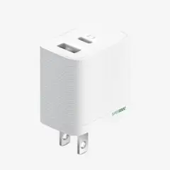 OPPO SUPERVOOC 33W デュアルポート急速充電アダプター ホワイト