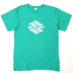 SUZUKI ロゴプリント 半袖Tシャツ メンズM アメリカ古着 ビンテージ