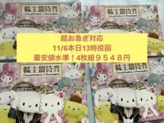 サンリオピューロランド 株主優待券 4枚組