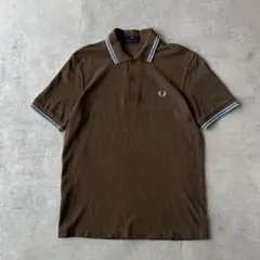 FRED PERRY フレッドペリー ポロシャツ ブラウン イングランド製
