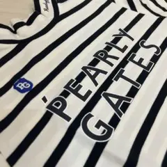 PEARLY GATES ストライプ ゴルフシャツ　サイズ2