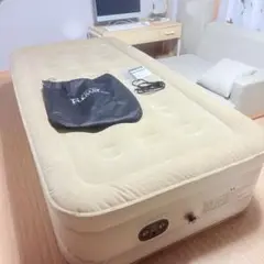 難あり Fuuwa エアーベッド シングル ベージュ ふうわ 電動