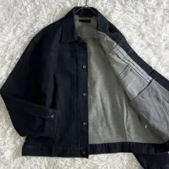 極美品【超希少 XL】ユニクロ　ストレッチ　デニムジャケット　インディゴブルー