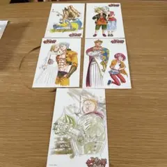 七つの大罪　未使用イラストカード 5枚セット
