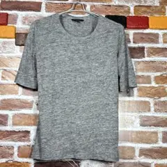 バナナ リパブリック　グレー 半袖 Tシャツ 麻100%. メンズ XS