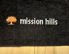 【新品】★Mission Hills タオル ブラック スポーツタオル