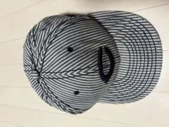 NEW ERA 広島東洋カープ Cロゴ デニム ストライプ柄 キャップ