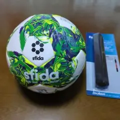 【中古】フットサル4号、ハンドポンプ
