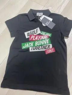 新品.未使用☆Jack Bunny‼︎ ポロシャツ ブラック サイズ0