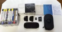PSP-3000 （箱・説明書・付属品付き) ソフト10本セット