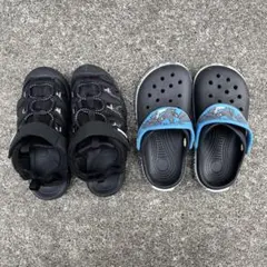 MADFOOT サンダル　クロックス風　サンダル　2点セット　19cm