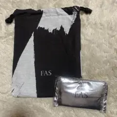 FAS シルバートートバッグ&巾着セット❗️