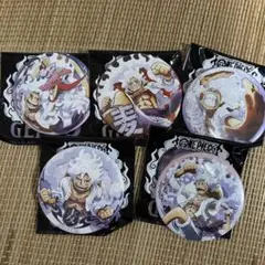 ONEPIECE 輩缶バッジ GEAR5 5点セット