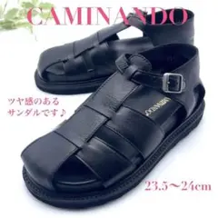 最終価格 美品 シンゾーン別注 カミナンド グルカサンダル ブラック 23.5