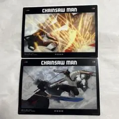 【未使用】チェンソーマン クリアビジュアルポスター 戦闘シーン【匿名配送】
