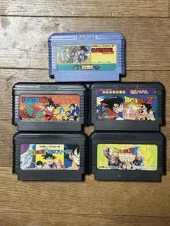ドラゴンボールシリーズ ファミコンソフト 5本セット