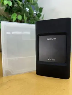 【中古品】SONYPORTABLESTORAGEHDD2TB PSZ-HC2T①