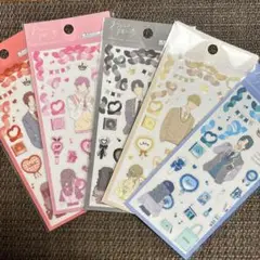 推し活　シール　ステッカー　セット　まとめ売り　手帳シール　推し　メンバーカラー