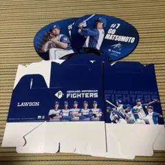 ☆北海道日本ハムファイターズ 伊藤大海 松本剛 うちわ からあげクンボックス6枚