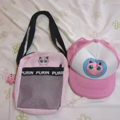 ポケモン ピンク バッグとキャップセット