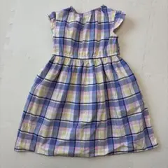 チェック ワンピース ノースリーブ any Fam 120