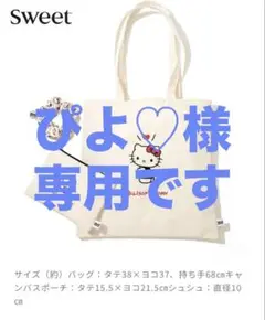 雑誌付録　ハローキティxアリソンブラウン　3点セット