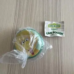 セサミストリート　缶ポーチ　カウント伯爵&ビッグバード