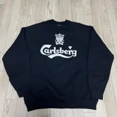 90s リバプール スウェット Liverpool トレーナー ブラック XL