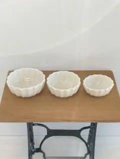 1/12 ドールハウス　ミニチュア　白食器