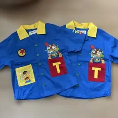 再お値下げ 新品 トイ・ストーリー 半袖シャツ 100cm 双子コーデ お揃い