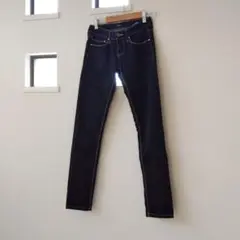 Salire ダークブルー スキニーデニム