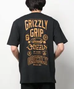 カーハート　GRIZZLYコラボTシャツ　ブラック