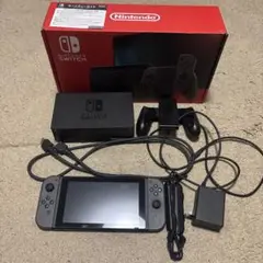 Nintendo Switch グレー　本体　付属品あり