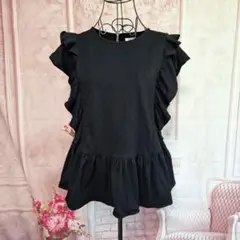 SNIDEL スナイデル フリル デザイン カットソー　トップス