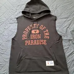 Under Armour フード付きスリーブレス パーカー BLACK XL