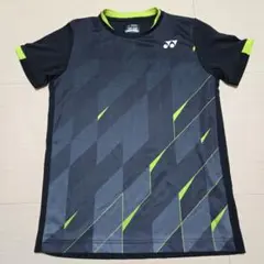 YONEX バドミントンウェア グレー/ライム JP SS