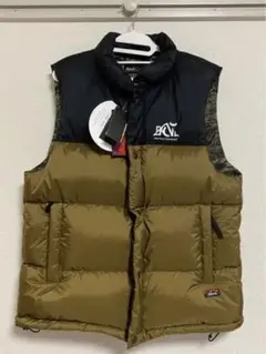 Back Channel NANGA ダウンベスト (XL、COYOTE)新品