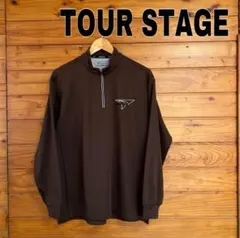 TOUR STAGE ハーフジップ　ポロシャツ ドライ
