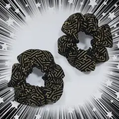 ♡新作♡　シュシュ　やや小さめ　２個セット