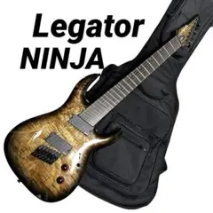 【メタラーに】Legator ninja 7弦　エレキギター 杢目　24フレ メタラーに】Legator ninja 7弦 エレキギター 杢目 24フレ