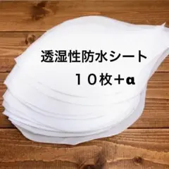 透湿防水布(透湿性防水シート)ハギレセット 10枚+大きめオマケ1枚(計11枚)