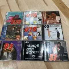 社交ダンス　ＣＤ9枚セット