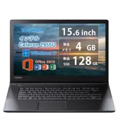 TOSHIBA 15.6インチ ノートPC Celeron 2955U