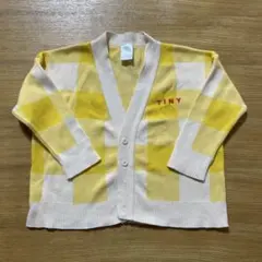 TINYCOTTONS チェックカーディガン