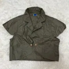 THE EMPORIUM ジエンポリウム(M) ショートジャケット 綿 半袖