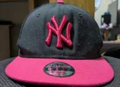 New Era 9FIFTY YOUTH キャップ 黒/ピンク