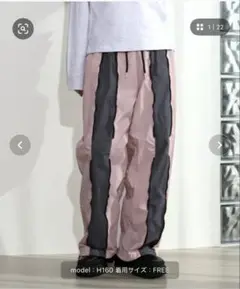 FOLLOWWIN ナイロントラックパンツ