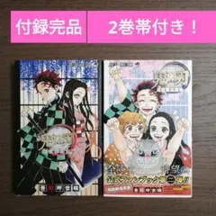 C3【付録完品】鬼滅の刃 公式ファンブック 鬼殺隊見聞録　全2冊セット