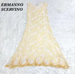 【美品】ERMANNO SCERVINO 38 M ノースリーブワンピース